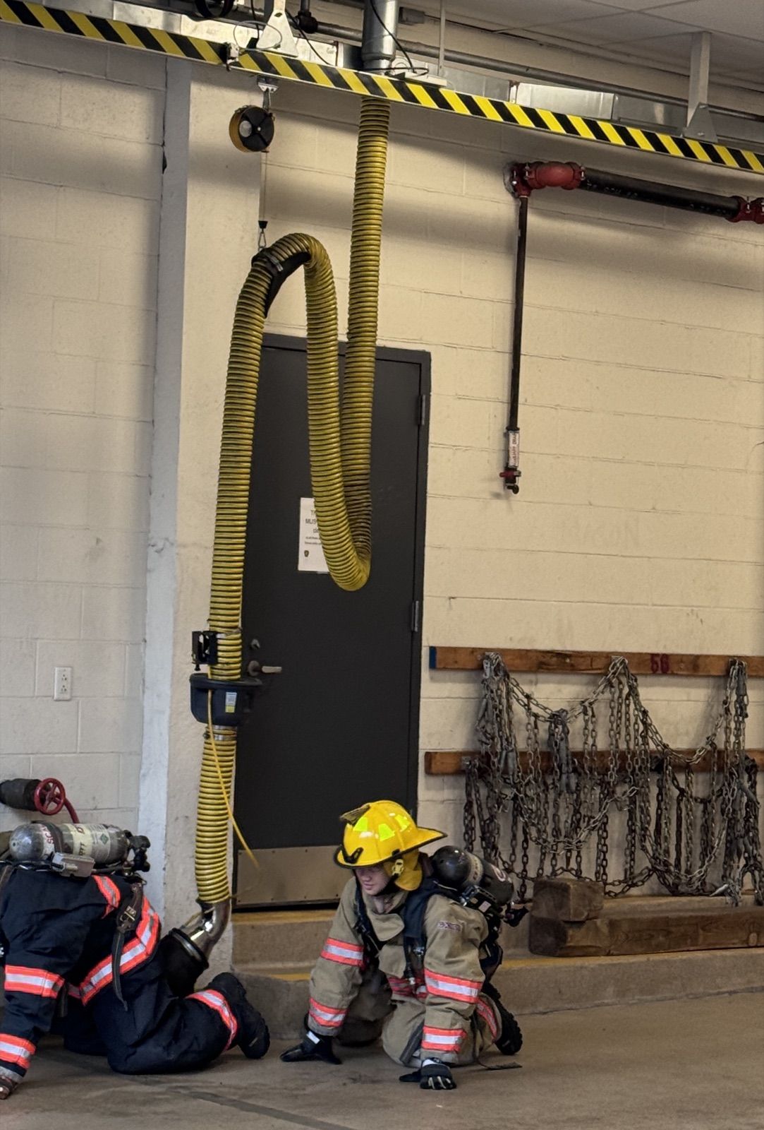 Fire Explorer training at Scarsdale Fire Department