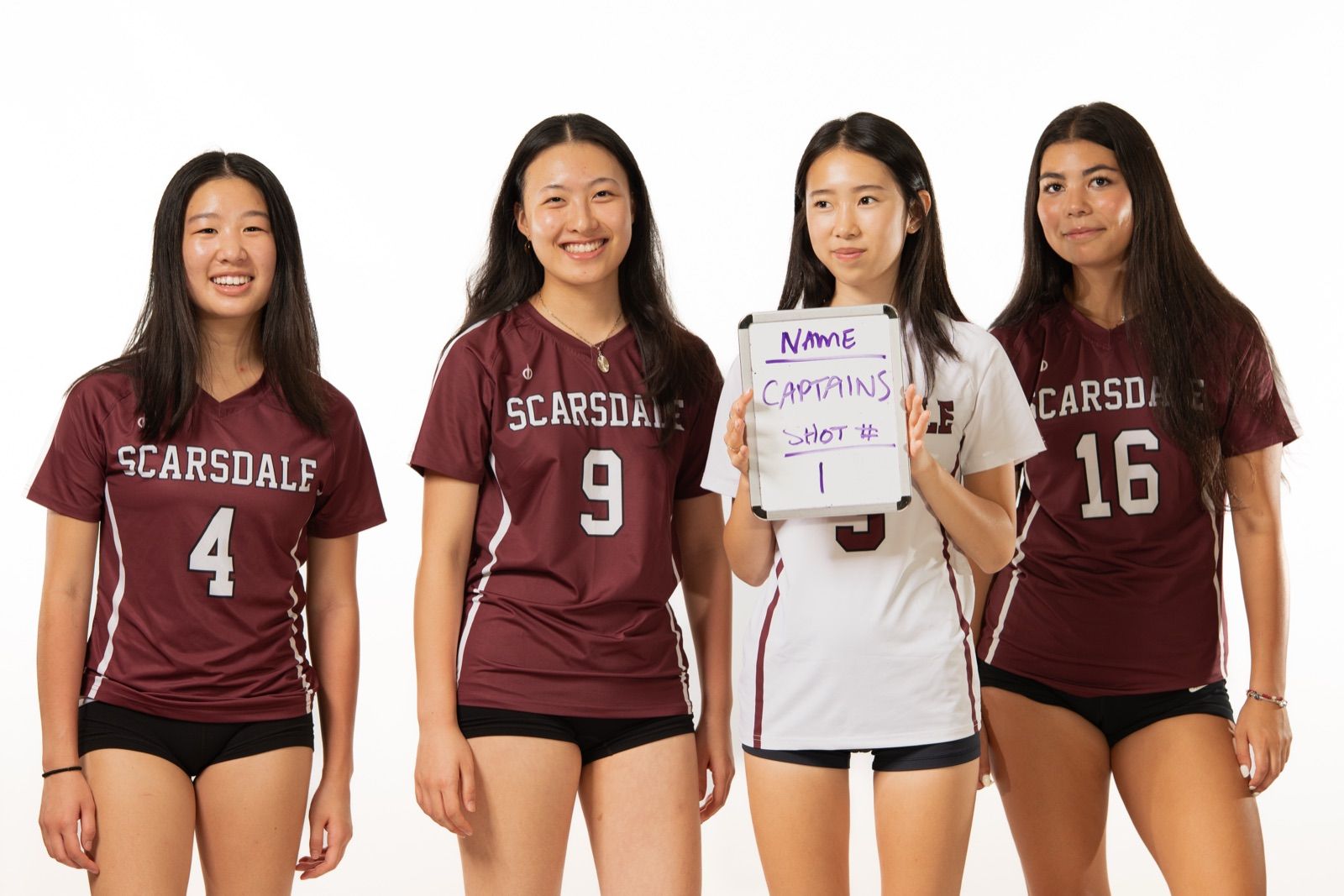Scarsdale varsity volleyball players