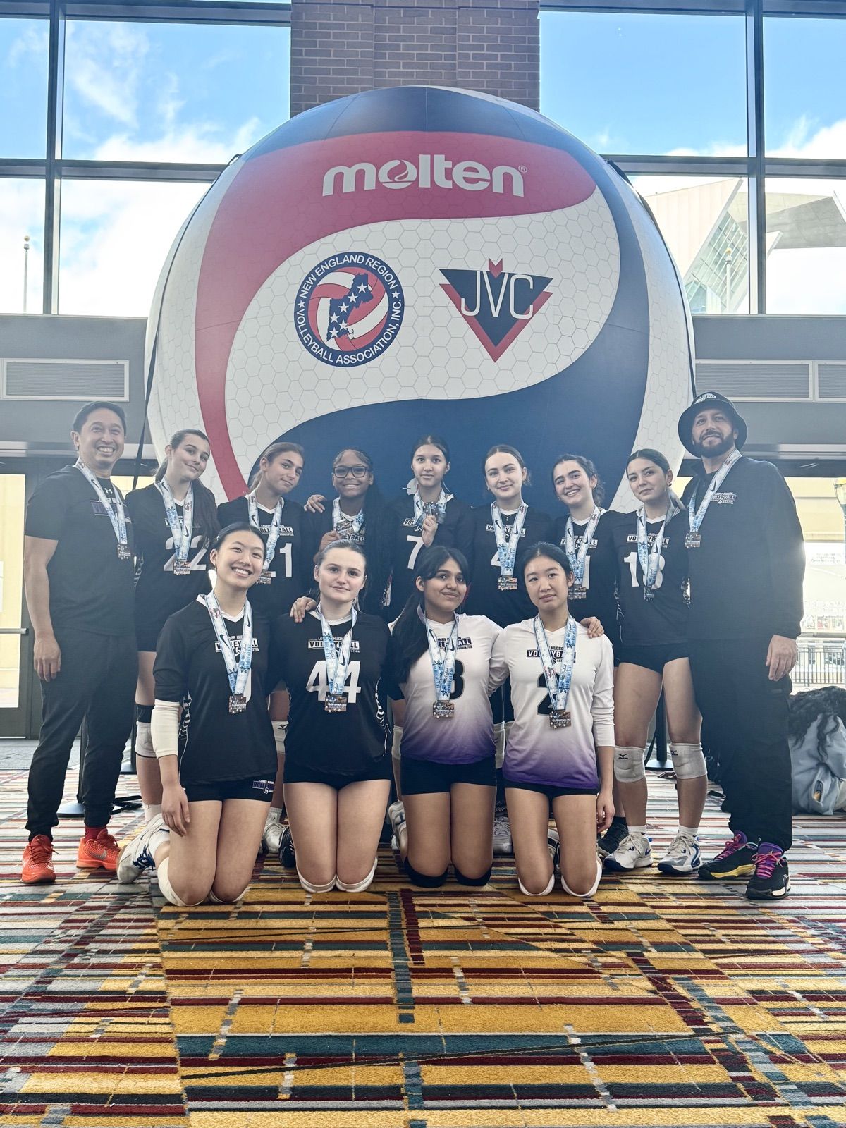 Club team photo at a tournament