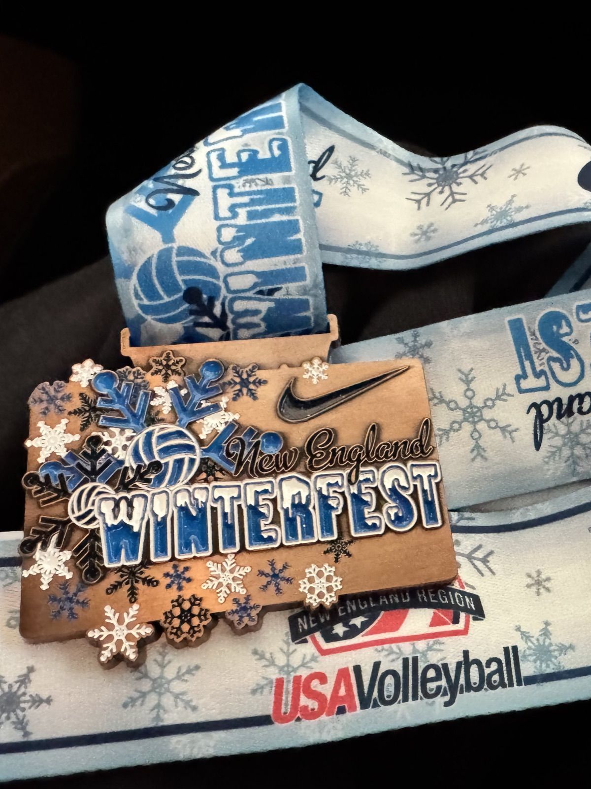 USA Volleyball Winterfest medal